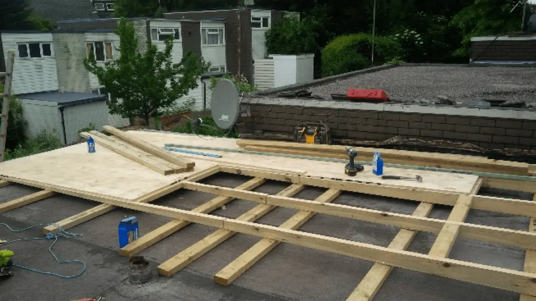 How do you install GRP flat roofing?
